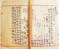 肉筆原稿「全台湾製造酒資料」台中庁箋使用　A5判3p　台湾総督府　明治～大正頃