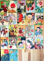 童謡カルタ　大沼静巌案画　絵札47枚読み札45枚（イ・ロ欠）箱　並品　春江堂　戦前