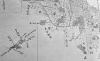 起町全図　銅版墨刷り54×39㎝　並品　丁己会発起　大正11年