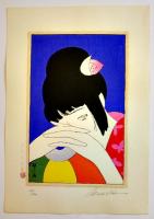 「儚夢(ろまん)」絵師・林静一　多色刷り木版画5枚組　限定300部ナンバー入　帙＆輸送箱入　(株)京都版画院　1978年