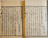 方今大阪繁昌記（初編題箋欠・二編）石田魚門著　和装半紙本並上本　寳文堂　明治9,10年 2冊