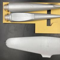 発泡スチロール模型飛行機　タイメイ　ゼロ戦 零式艦上戦斗機 サーキットヒコーキ 発泡スチロール製 未組立　完成全長37.2cm　昭和30年代