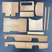 木製模型自動車　旧タミヤ トヨペットスタウト　箱サイズ21.5×9.5×3cm　完成全長約19cm　昭和30年代