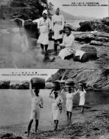 志摩風俗海女絵葉書　モノクロ写真版8枚組袋付並上品　戦前
