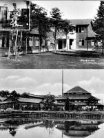 満蒙開拓青少年義勇軍訓練所絵葉書　モノクロ写真版8枚袋付　茨城県東茨城郡下中妻村　戦前