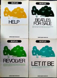 LET IT BE/REVOLVER/HELP/BEATLES FOR SALE（スコア4冊一括）シンコー・ミュージック　昭和52,53年
