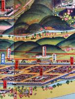 鳥瞰図　大和尚山・金州（満洲鞍山市）初三郎画　鳥瞰図部分75×18㎝美品　南満洲鉄道(株)鉄道部発行　昭和4年