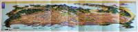 鳥瞰図　大連（関東州）初三郎画　鳥瞰図部分75×18㎝並上品　南満洲鉄道(株)鉄道部発行　昭和4年