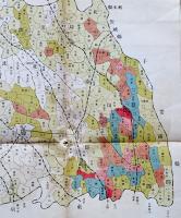 埼玉縣管内震災被害図　 大正震災志附図  46.5×33.5㎝　7色刷　三十万分一　内務省　大正15年