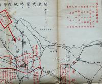 関東戒厳地域内警備配置要図(9月3日ニ於ケル) 大正震災志附図　44×38㎝　三五万分一　内務省　大正15年