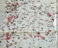 朝鮮在留内地人及東洋拓殖株式会社所有地分布図　3色銅版刷　東洋拓殖株式会社　明治44年