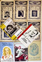 「Victor Record Lovers' Society」「ナサニエル・シルクレット」「ベニー・グッドマン」他戦前　11冊