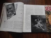 2冊　Paris sex-appeal : le magazine le plus parisien : revue mensuelle 1934年No.15、1937年No.46　
　サイズ 25ｘ20ｃｍ 
