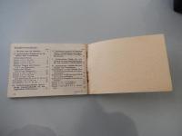 戦前
SCHARFENTIEFEN-TABELLEN ZUR KLEINBILD-PHOTOGRAPHIE　ZEISS IKON　全64頁