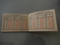 戦前
SCHARFENTIEFEN-TABELLEN ZUR KLEINBILD-PHOTOGRAPHIE　ZEISS IKON　全64頁