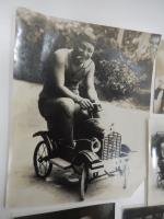 阪東妻三郎　怪傑黒頭巾ポスター　73cm-51.5cm　スチール16点＋無声映画観賞会　パンフレットクラシック映画ニュース（ニュース書き込みあります。）　NO50,NO55 阪妻