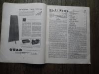 Hi-Fi News Magazine　1956年年8月号　1959年年7月号　CLASSICAL RECORD NEWS　2冊
オーディオ雑誌