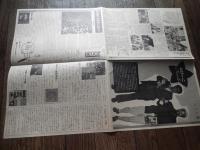 白虎社　おびゃっこNEWS　1988年　NO2　おびゃっこくらぶ事務局　暗黒舞踏

白虎社、かつて存在した日本の前衛舞踏集団。1980年に京都市で設立される。大駱駝艦に所属していた舞踏家の大須賀勇らを中心に、京都・東九条など関西を拠点として活動。暗黒舞踏の系譜をひく舞踏によって日本各地はもとより、アジアやヨーロッパ、中南米をはじめの13か国、16都市での海外公演活動などを展開、天児牛大の主宰する山海塾らとともに舞踏第二世代を形成した。1994年に解散。「ひばりと寝ジャカ」（舞踊批評家協会賞）、「ミナカタクマクスのようなテレビジョン」、「ゾンネンシュターンの夏」などの演目があった。2016年にオープンした京都のKYOTO舞踏館で活動する今貂子は、白虎社の出身。
