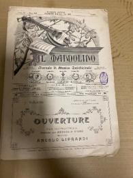 『Il Mandolino（イル・マンドリーノ）』イタリアの歴史的なマンドリン専門音楽雑誌の楽譜　1913年　ぜん
これは19世紀末から20世紀前半にかけてイタリアのトリノで発行されていたという隔週刊の音楽新聞（Giornale di Musica Quindicinale）