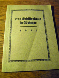 Das Schillerhaus in Weimar　1936