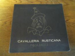 CAVALLERIA RUSTICANA PAGLIACCI パンフ1956年音協五月特別公演　日比谷公会堂　歌劇カヴァレリア　ルスチカーナ　妹尾河童装丁