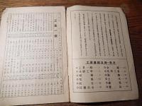 工業総動員工学書特別陳列会総目録　工学書協会主催
　三越本店七階図書売場　戦前
