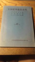 全国標準積算資料　昭和47度版　グラウト工事　大孔径工事　ロータリー式さく井工事　
全国地質調査業協会連合会