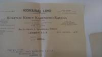 国際汽船株式会社　ロンドンオフィスのマネージャーからドイツ人船長に宛てた書簡　1932年