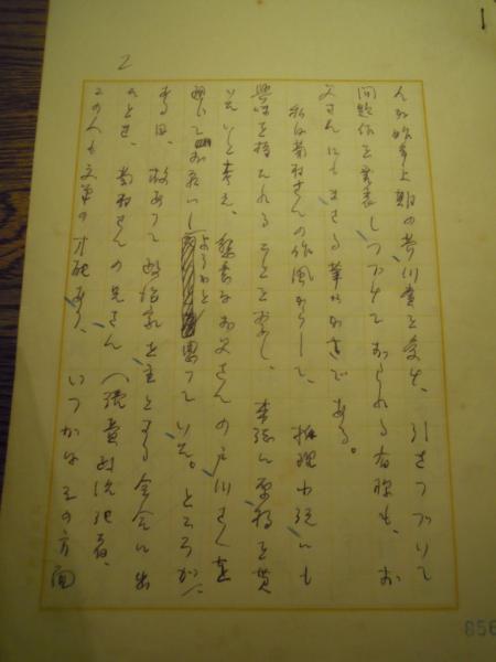 江戸川乱歩自筆肉筆草稿 一止の奥深いもの 複数の私 江戸川乱歩専用