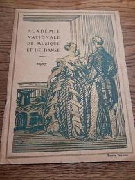 Academie Nationale de Musique et de Danse　1927　GAZETTE　DE　ｌOPERA　プログラム