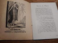 Academie Nationale de Musique et de Danse　1927　GAZETTE　DE　ｌOPERA　プログラム