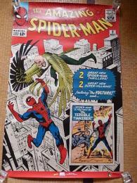 THE　AMAZING　SPIDERMAN ポスター500枚限定 アメコミ ポスター スパイダーマン　COMICS　MARVEL　サイズ約106×68ｃｍ　限定番号10/500