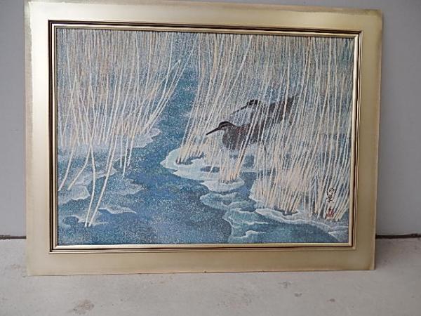 日本画洋額 松本進「香」日本画・P12号 絵画買取・販売の小竹美術