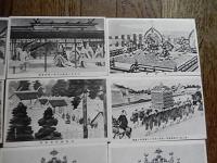 御即位弐記念絵葉書14種内パノラマ2種　昭和三年十一月於京都御学行　鳳凰の巻　タトウ付