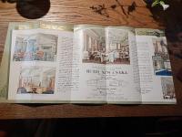 HOTEL　NEW　OSAKA　　大阪ホテル　戦前英文パンフ
サイズ 24.5×61㎝
    解説 大阪中之島　　昭和10年開業

