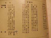 日本近代文学会　会員名簿昭和42年9月30日現在
 32p 12×18cm 