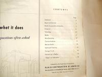 RCA-What It Is-What It Does / 1951年 
Radio Corporation of America