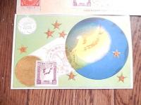 絵葉書3種　第二回国勢調査記念　昭和五年六月十八日郵便切手類模造方逓信省許可