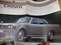 1960年代 トヨタ NEW クラウン オーナーデラックス カスタム MS50 カタログ パンフレット 旧車 
サイズ(約)  34cm X 25cm 