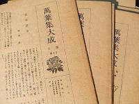 作文教育講座 月報6冊 : 第1号～第6号　出版社：河出書房　発売日：1954.11-1955.7 、萬葉集大成月報12冊　第2号第第4号第7号〜第9号第11号第12号第15号第17号〜第20号平凡社、昭和文学全集月報　2冊　第1号第31号　角川書店、(潤一郎新訳)源氏物語 付録 : 紫花余香 第1号,第3号～第6号,第8号～第12号
(潤一郎新訳)源氏物語 付録10冊 : 紫花余香 第1号,第3号第5号～第11号,第20号出版社：中央公論社1951.5-
講座日本語 月報5冊 : 1〜5　出版社：大月書店1955.11-、国語科教育　月報3　、紫文のしおり潤一郎新訳)源氏物語　巻1巻5巻6巻7巻8巻9巻10