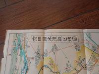 宮田用水灌漑区域図　鳥瞰図　66-44ｃｍ　❓一郎作