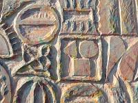 TAKESHI　INABA　1989ねん作品　77ｃｍ-59ｃｍ　稲葉猛
１９４３年兵庫県生まれ。武蔵野美術大学卒業後、１９６８年渡欧。デンマーク・フランス・ノルウェーを経て、１９７９年以来パリに在住。パリ・サロン・ドートンヌ会員。