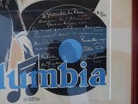 M.Pizella " le paradis du rêve " 1926　COLUMBIA　リトグラフポスター　額サイズ82ｃｍ-66ｃｍ