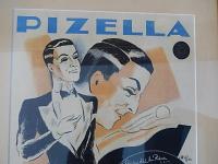M.Pizella " le paradis du rêve " 1926　COLUMBIA　リトグラフポスター　額サイズ82ｃｍ-66ｃｍ