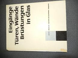 Eingänge, Türen, Wände, Brüstungen in Glas
Zustand: 	leichte Gebrauchsspuren
Verlag: 	Georg D.W. Callwey
Gewicht: 	560 g
Erschienen: 	1968
Einband: 	Hardcover/gebunden