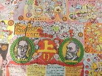科学教育漫画 原子双六（湯川博士ノーベル賞受賞記念）
 日本発明新聞社 案/下馬三郎 画
    出版社 日本発明新聞社
    刊行年 1950?　
解説 袋(端少いたみ)付　本体一面状態良　53x76cm