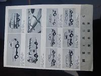 技術の日産　業界のトップをゆく日産の製品　ニッサンジュニア消防車　セドリックエステートワゴン　　セドリックカスタム　セドリックバンほか