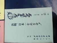 侍ジャイアンツ　台本5冊　NO21出たぞ!ハイジャンプ魔球　NO31 	V9にむかって浮上せよ!　NO36 	友情の新魔球　NO42　喧嘩するなら長島流だぜ　　NO43　決戦・日本一をめざせ!
原作：梶原一騎・作画：井上コオ　脚本コンテ　安藤豊弘　出崎哲　1973年74年