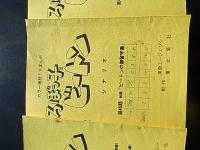 カラー連続TVまんが　ろぼっ子ビートン　台本3冊　出崎晢旧蔵　45話と46話コンテ書き込みあります