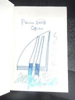 安藤忠雄 Tadao Ando 直筆イラストサイン入り　PARIS 2008
　OPEN 連戦連勝　2004年重版カバー